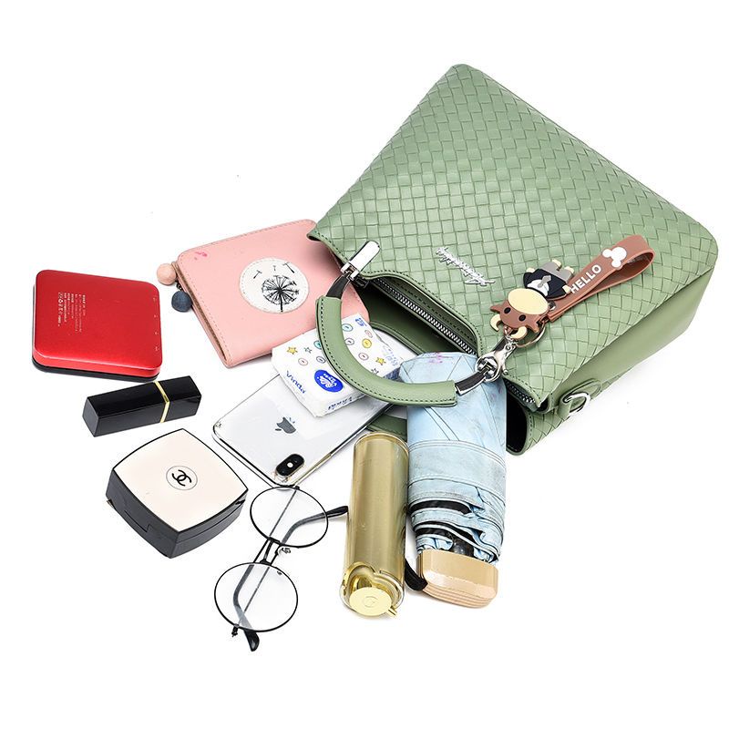 Túi Xách Tay Sợi Dệt Chống Trầy Xước Dễ Phối Đồ Thời Trang Cho Nữ