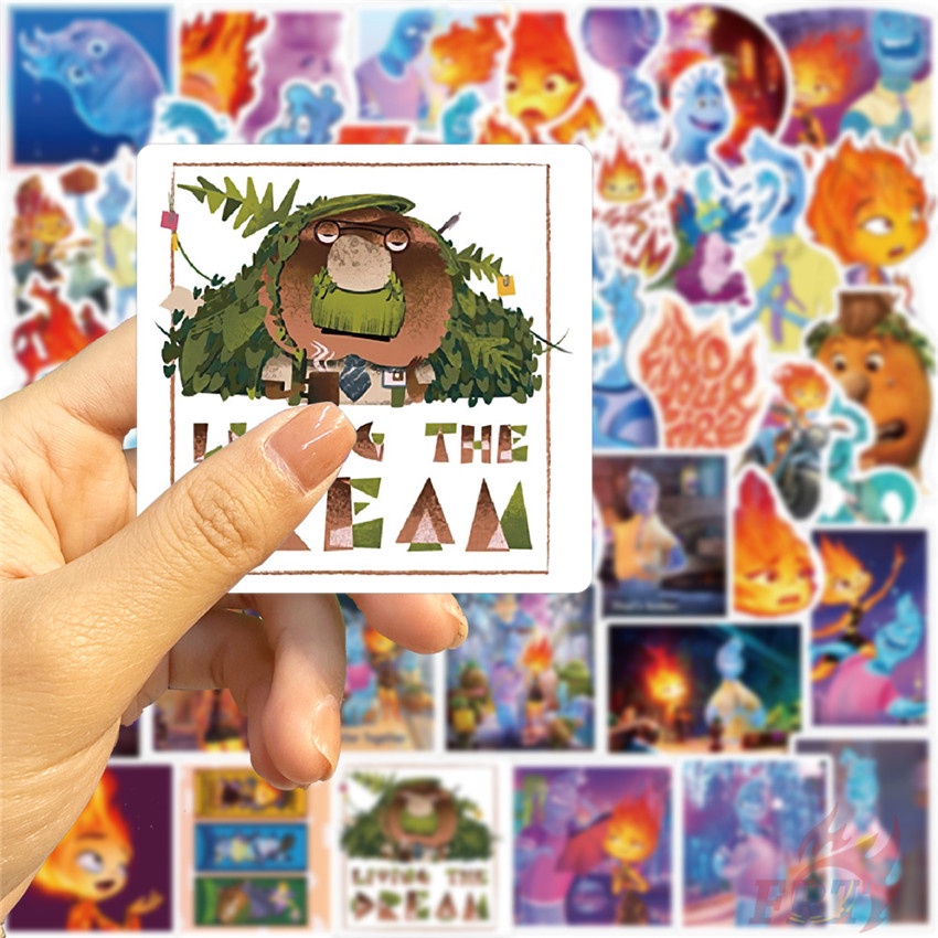 ❉ Miếng Dán Trang Trí Dòng 01 Độc Đáo Sáng Tạo ❉ Bộ 50 Sticker Chống Thấm Nước Họa Tiết Doodle Hợp Thời Trang