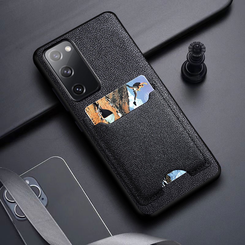 Ốp Điện Thoại Da Pu Có Ngăn Đựng Thẻ Cho Samsung Galaxy s20 fe s20 Ultra Samsung Galaxy s20 Plus s20 fe