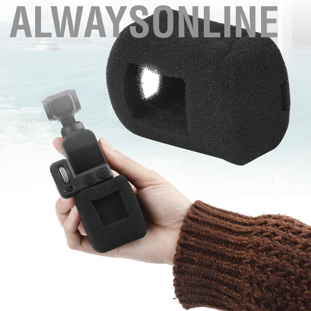 Alwaysonline Windproof Microphone Foam Cover Sponge Filter for Osmo Pocket Handheld   Gimbal  Accessories