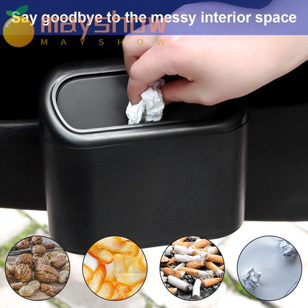 MAYSHOW Thùng Rác Nhựa Tiện Dụng Dành Cho Xe Hơi