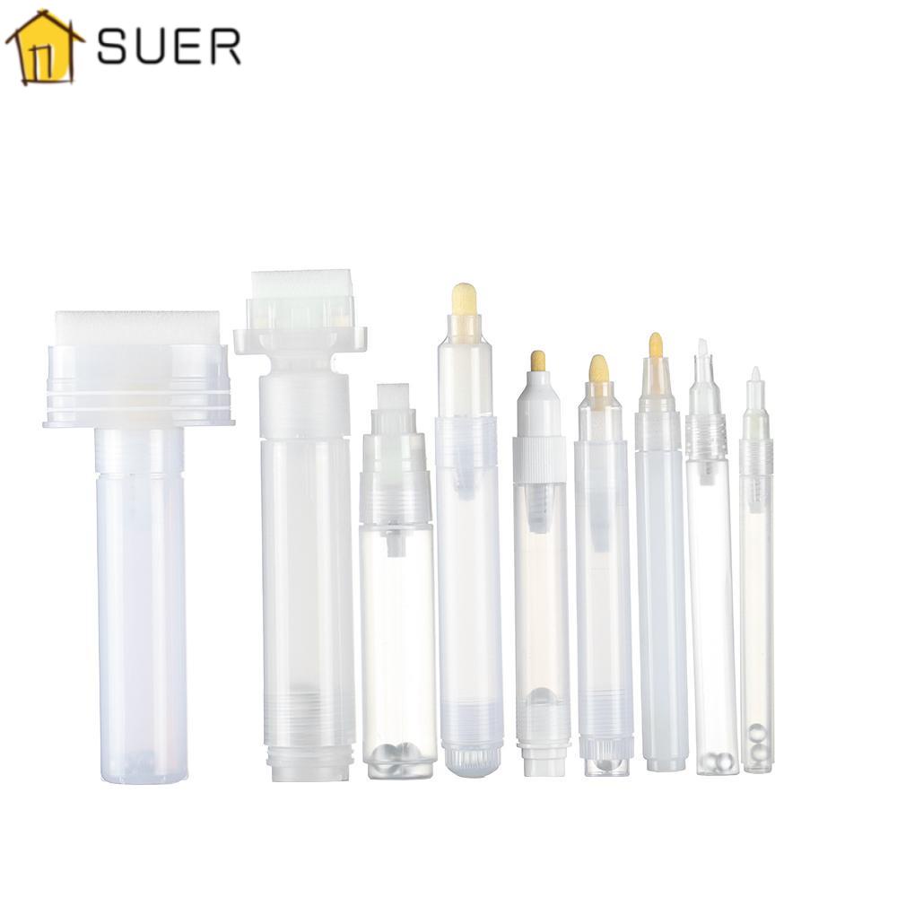 SUENIN Bút Mực Rỗng Bằng Nhựa Trong Suốt Có Thể Đổ Đầy