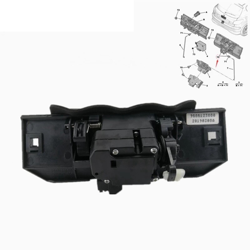 Công Tắc Mở Cốp Xe Ô Tô Peugeot 206 207 8726Q0 8726Z6