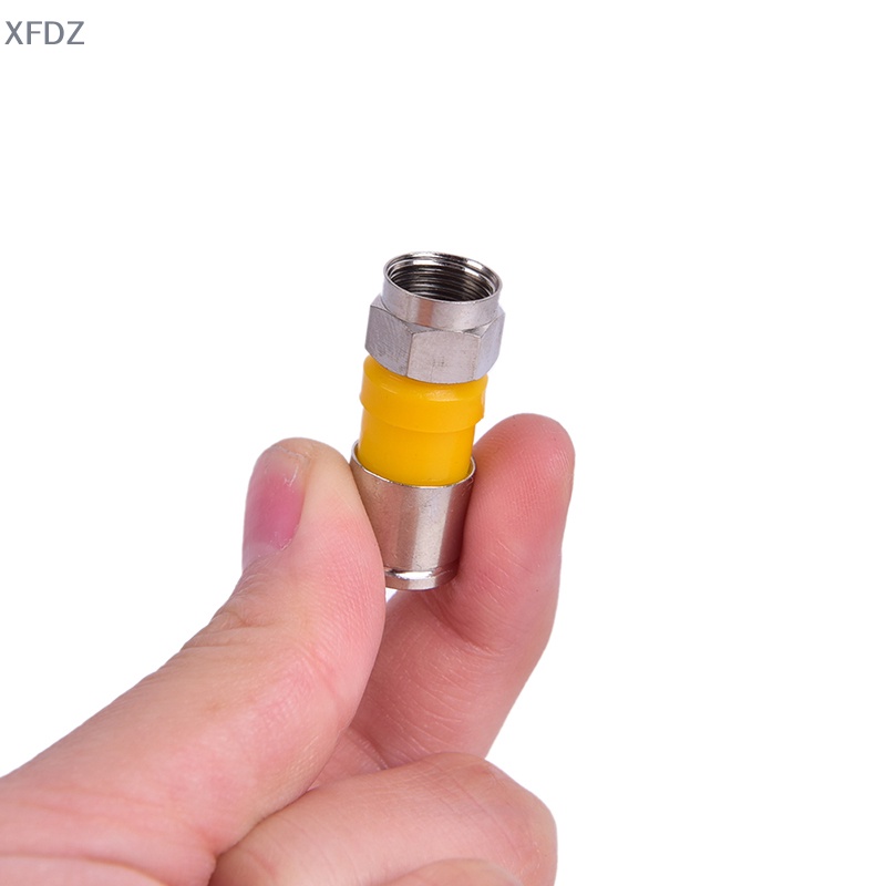 Bộ 10 Đầu Nối RG6 F 2.8cm Chống Thấm Nước