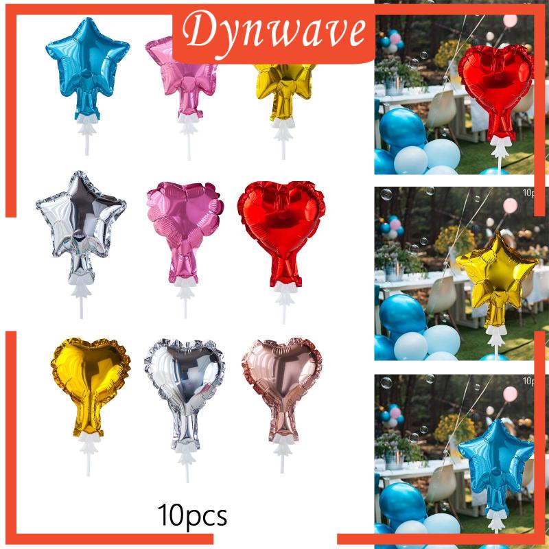 10 Bong Bóng Foil 5inch Màu Xanh Dùng Trang Trí Tiệc Cưới, Kỷ Niệm