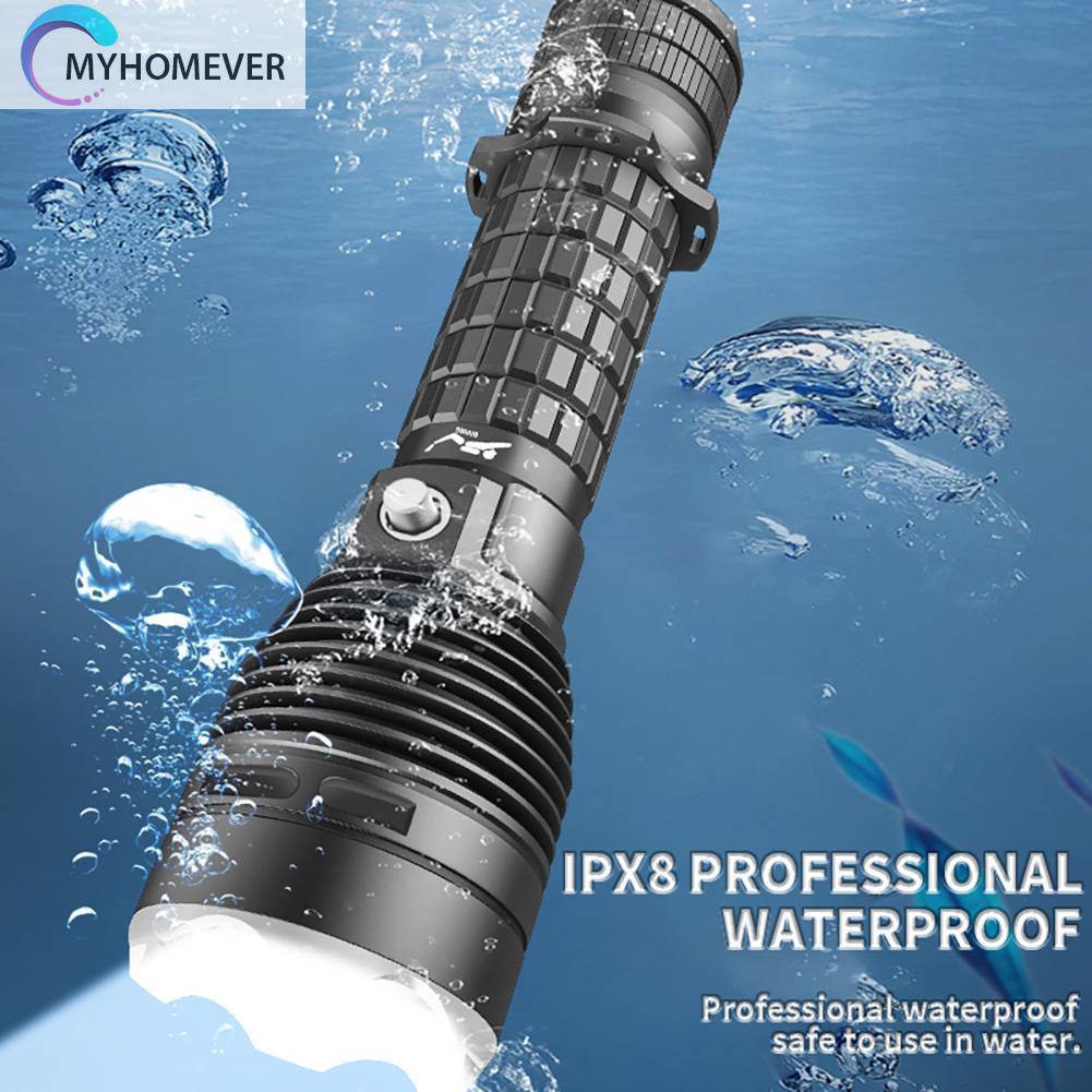 Đèn Pin XHP70 LED 3 Chế Độ Chống Trượt Tiện Dụng Khi Đi Cắm Trại Leo Núi