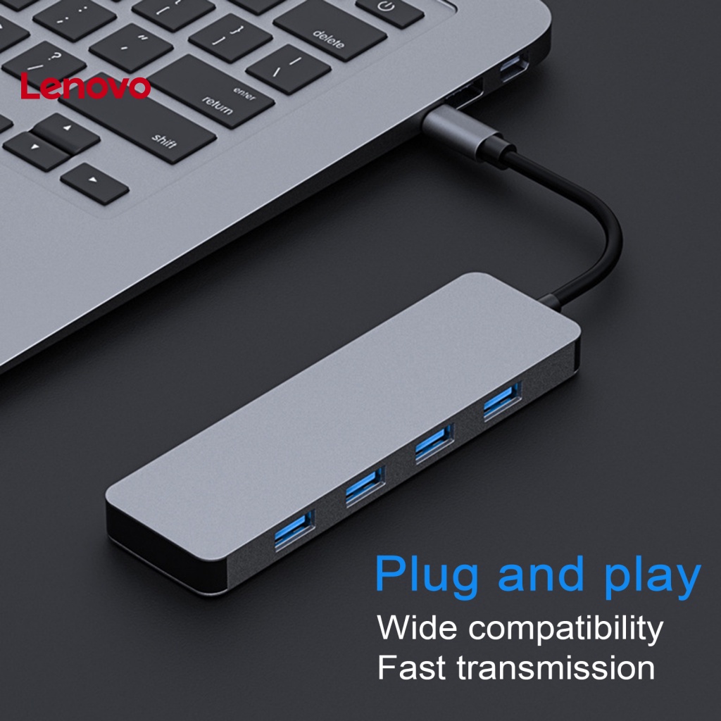 Trạm Sạc 4 Cổng USB 5Gbps Tốc Độ Cao Chuyển Đổi Dữ Liệu Type-C Sang USB