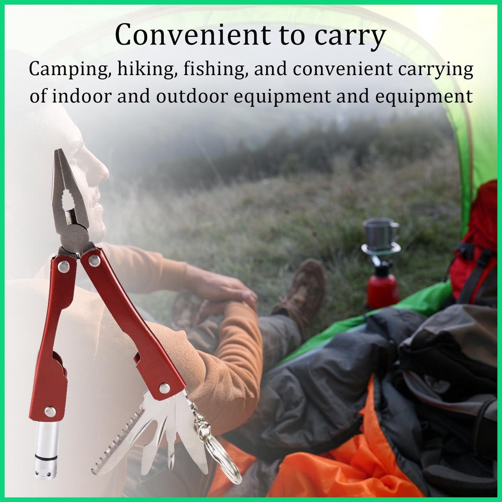 Bộ Kìm Đa Năng Mini Bằng Thép Không Gỉ Có Thể Gấp Gọn Tiện Lợi