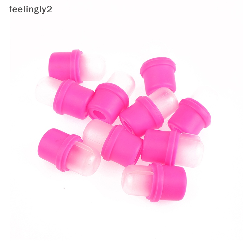 Bộ 10 Kẹp Nhựa Ủ Tháo Gel UV Cho Móng Tay