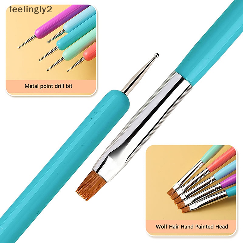 Bút Hai Đầu Đính Đá Trang Trí Móng Tay Nghệ Thuật