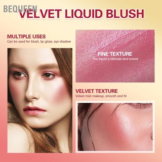 Bequeen 7.5ml Phấn má hồng mềm dạng lỏng Blendable Beauty Fluid Blush Water Proof Cheek Stick Silky Cream Liquid