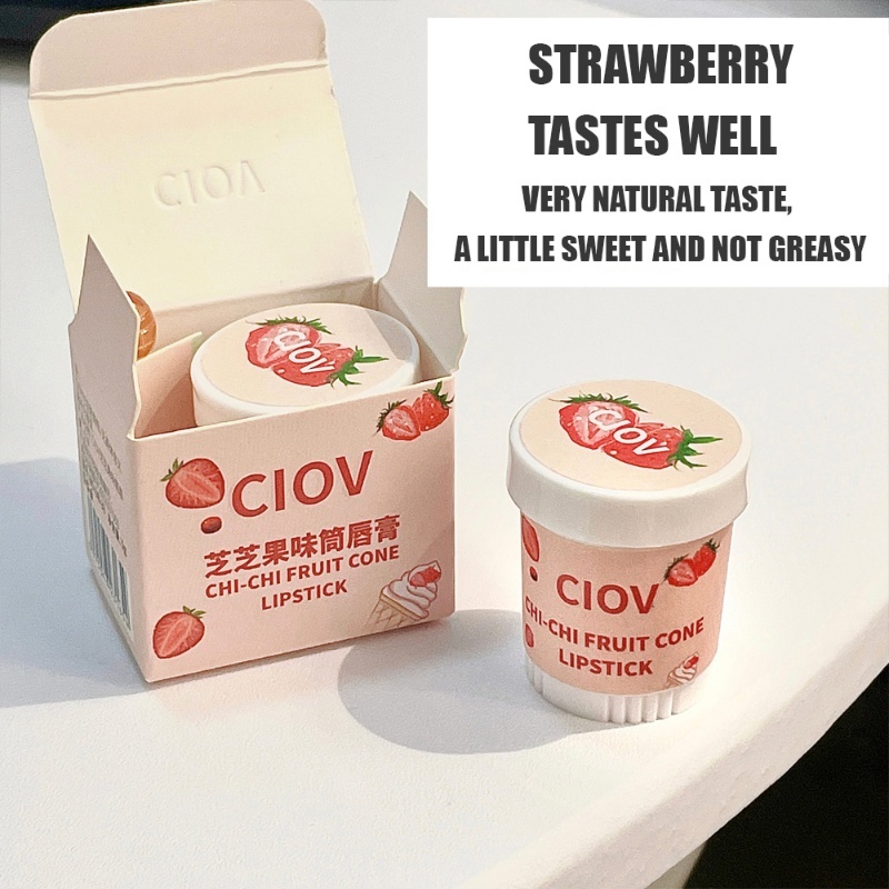 Son Môi Dưỡng Ẩm Hương Trái Cây Làm Mịn Đường Viền Môi Lâu Trôi Dùng Khi Ngủ