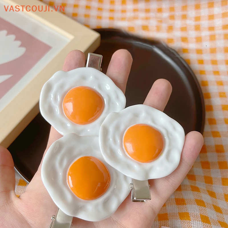 Kẹp Tóc Màu Vàng Ngọt Ngào Đáng Yêu Phong Cách Hàn Quốc Cho Nữ