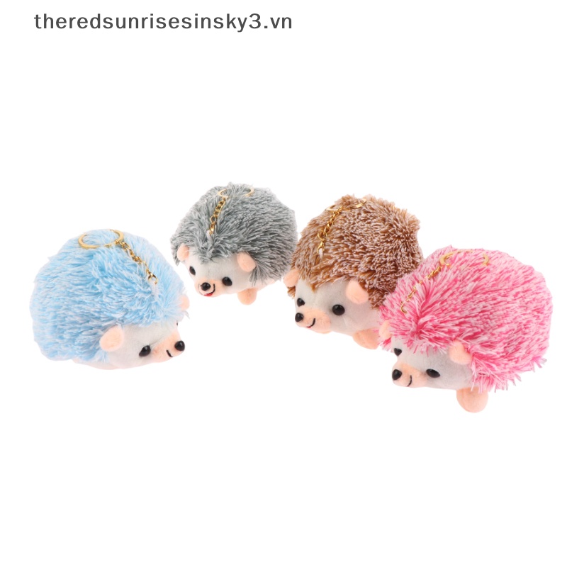 Móc Khóa Hình Nhím Nhồi Bông Nhiều Màu Sắc 12CM Mềm Mại Dành Cho Ba Lô / Túi Xách / Xe Hơi