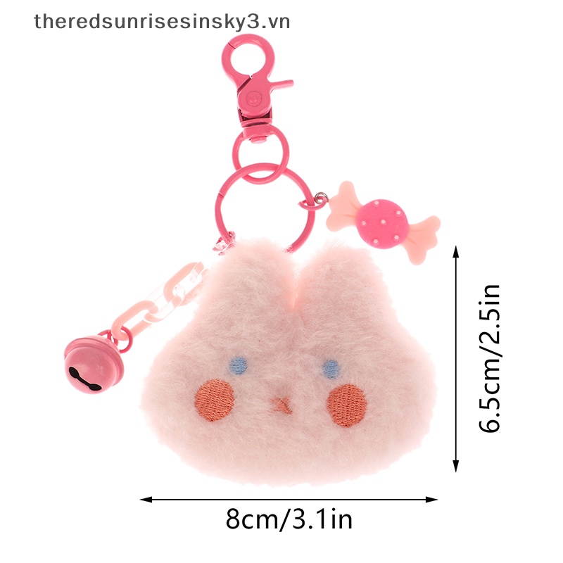 # # Móc Chìa Khóa Hình Thỏ / Gà Nhồi Bông Hoạt Hình Đáng Yêu Trang Trí Ba Lô / Ô Tô