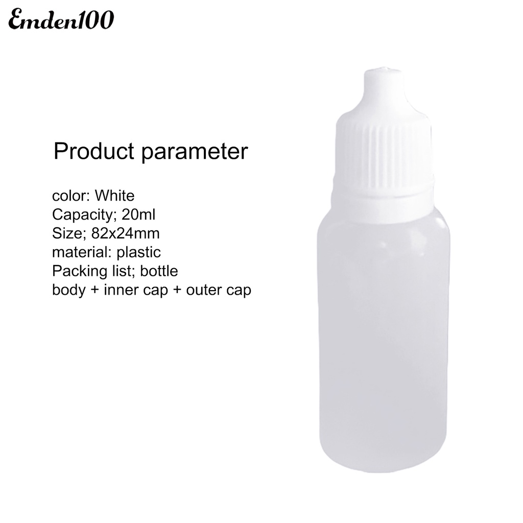 Bình Nhựa Rỗng 20ml Đựng Mỹ Phẩm Tiện Dụng