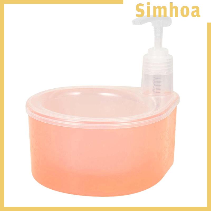 Bình Đựng Xà Phòng Dạng Lỏng 1000ml Kèm Giá Đỡ Xốp 2 Trong 1 Tiện Dụng Cho Khách Sạn / Quầ