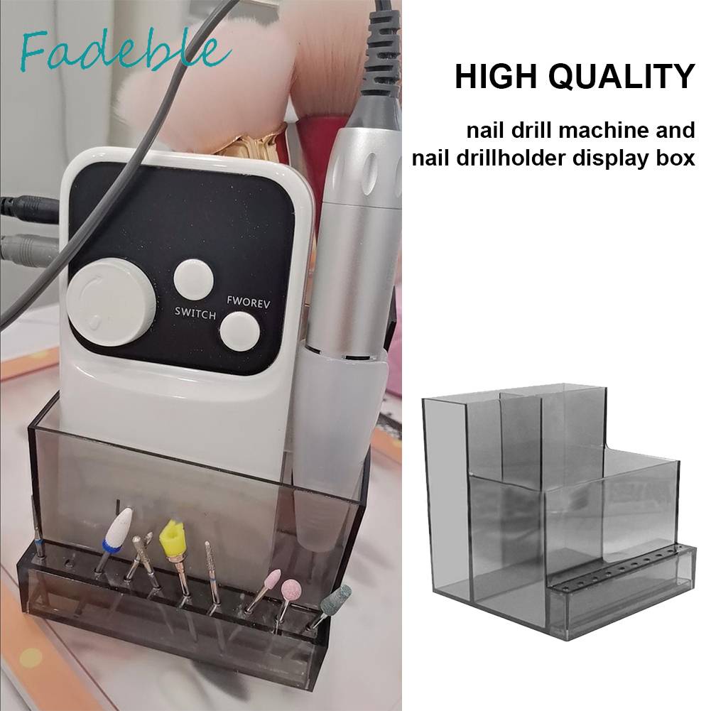 Giá Đỡ Đầu Mài Móng Tay 10 Lỗ 3 Hàng