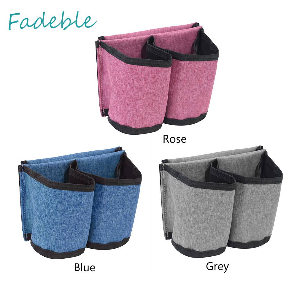 Giá Đỡ Cốc 2 Ngăn Bằng Vải Oxford Thoáng Khí Tiện Dụng Mang Theo Du Lịch