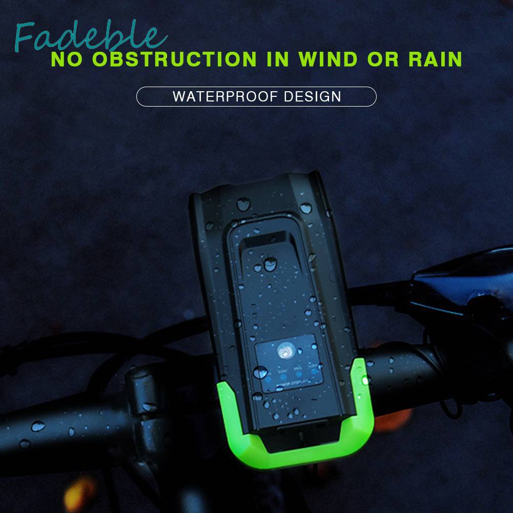 Đèn Pin Cảm Ứng Gắn Tay Lái Xe Đạp 120dB 4000mAh