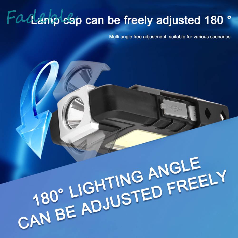 Đèn Led Kẹp Mũ COB 500mAh 500LM Sạc Được Loại C