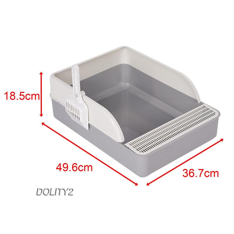 Hộp Cát Vệ Sinh Chống Văng Nước Cho Mèo Trong Nhà