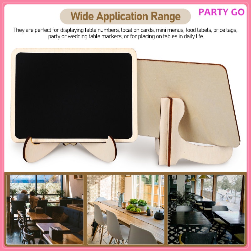 Bảng Đen Viết Phấn Mini Khung Gỗ Dùng Để Nhận Thức