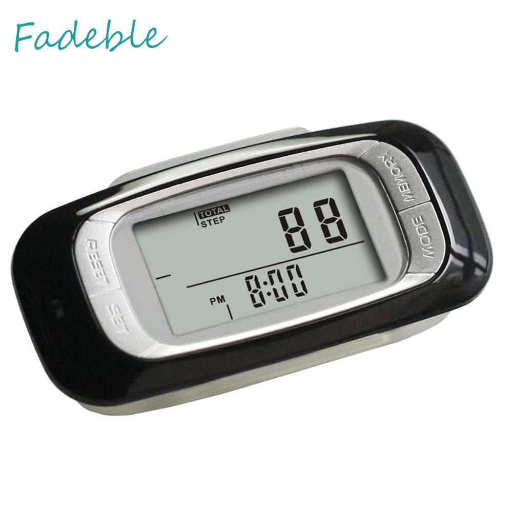 Đèn LED Đếm Bước Chân Màn Hình LCD 3D Cho Nam Nữ