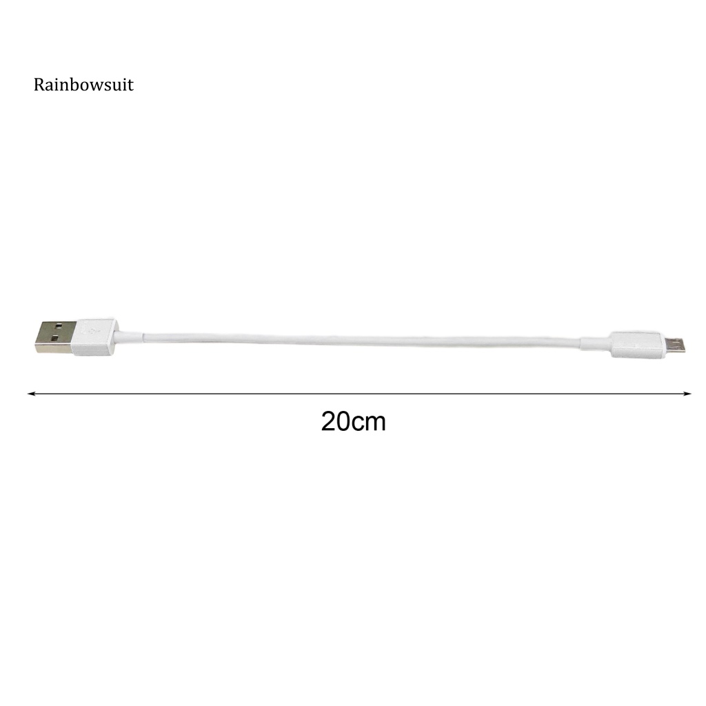 Dây Cáp Sạc 20cm 2A Micro USB Type-C 8Pin Tốc Độ Cao An Toàn Cho iPhone