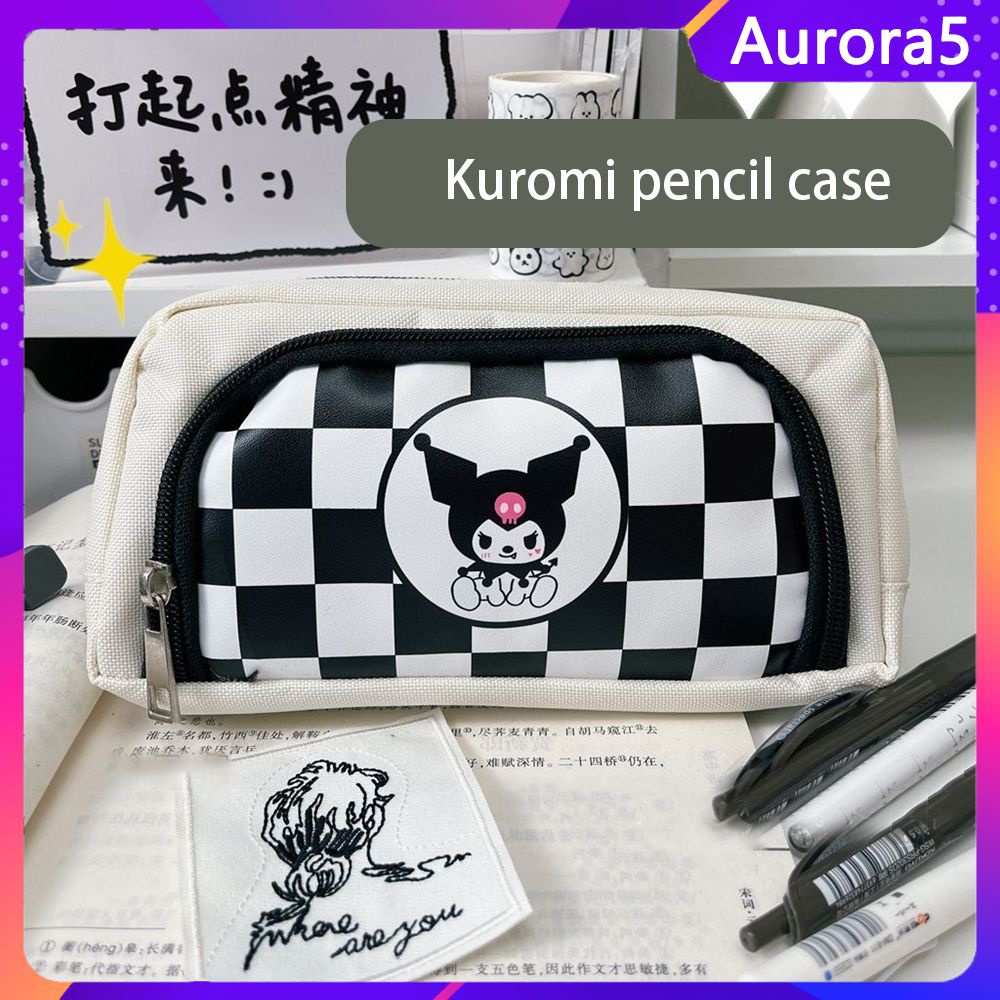 Túi Đựng Bút Cỡ Lớn Họa Tiết Chó Kuromi Pochacco Dễ Thương Cho Học Sinh