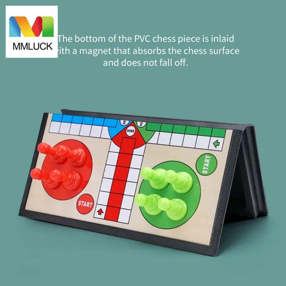 MMLUCK Bộ Đồ Chơi Ludo Luyện Tập Trung Tâm Giúp Phát Triển Trí Thông Minh