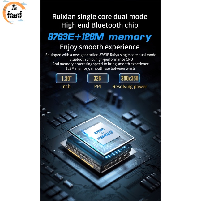 Đồng Hồ Thông Minh CF11 Màn Hình Cảm Ứng 1.39 Inches Chống Thấm Nước IP67 Chuyên Dụng