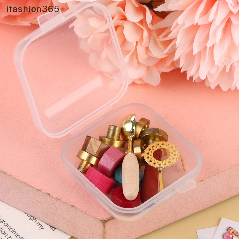 1 Set Dụng Cụ Đóng Dấu Sáp Niêm Phong Cho Nhà Búp Bê 1: 12