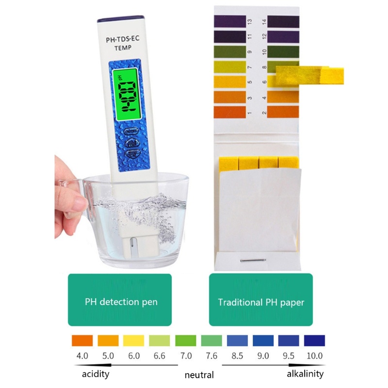 Máy Đo Chất Lượng Nước Bể Cá Hiển Thị Lớn