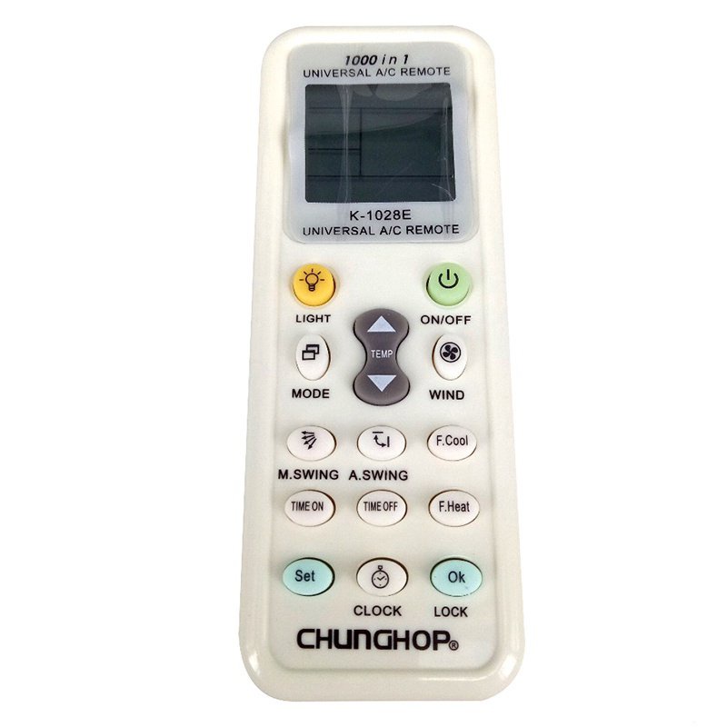 Bộ Điều Khiển Máy Lạnh CHUNGHOP K-1028 Cho CHUNGHOP AC A / C Remoto K-1028E 1000 Trong 1