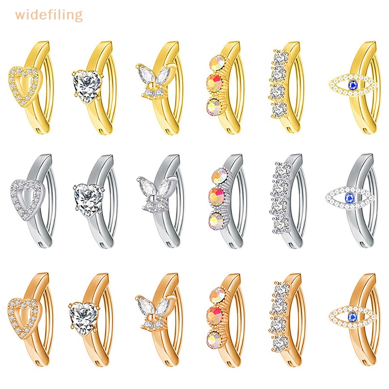 1 Khuyên Rốn Dạng Cong Đính Pha Lê Tối Giản Cho Nữ