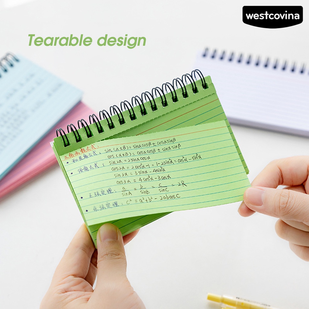 [WSTN] [WSTN]✎Sổ Ghi Chú Cuộn Tròn Dày Trơn Mịn Màu Sắc Kẹo Ngọt