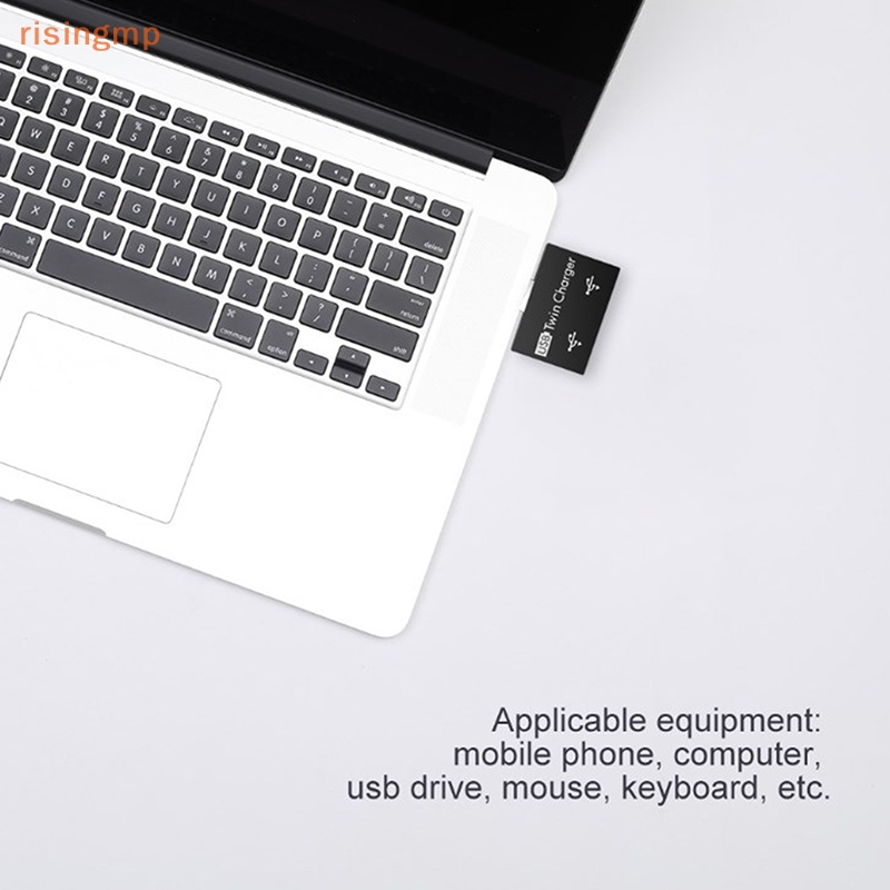 Bộ Chia 1 Cổng USB 2.0 Thành 2 Cổng USB Tiện Dụng Cho Điện Thoại / Máy Tính / Laptop