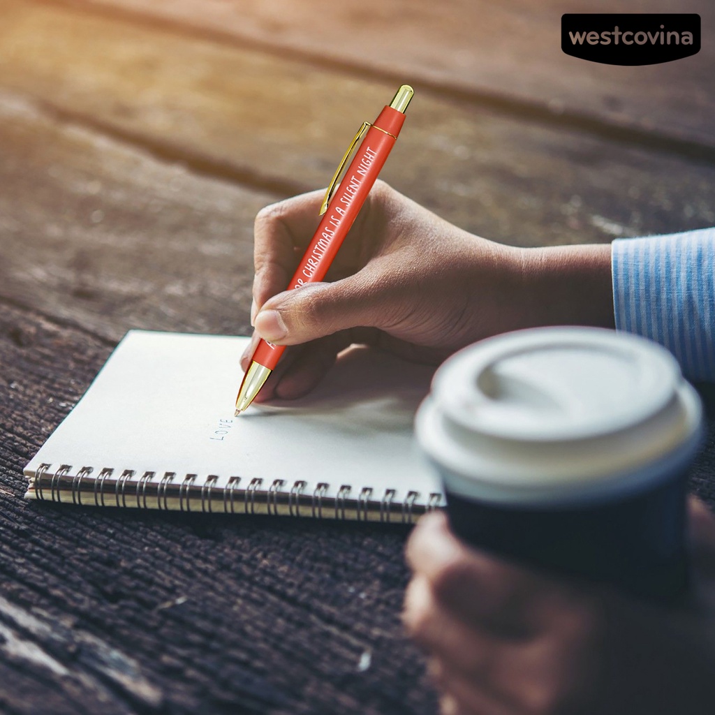 [WSTN]✎Set 5 Bút Bi Họa Tiết Giáng Sinh Dễ Thương