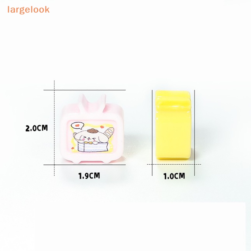 Set 5 Mô Hình TV Hoạt Hình Ba Chiều Dùng Trang Trí Nhà Búp Bê