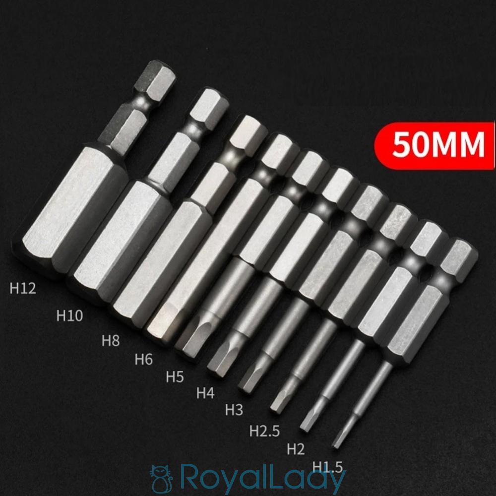 Thanh Lục Giác Màu Bạc 1.5 / 2.0 / 2.5 / 3.0 / 4.0 / 5.0 / 6.0 / 8.0 / 10 / 12mm 1 / 4 "