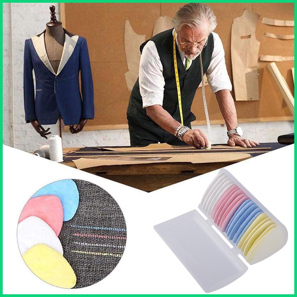 Phấn Đánh Dấu Hình Tam Giác Nhiều Màu Sắc Cho Thợ May