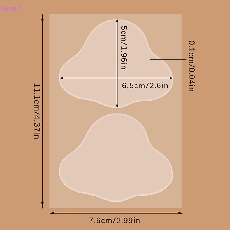 Set 2 Miếng Dán Bảo Vệ Gót Chân Chống Nước Chống Ma Sát Tiện Dụng