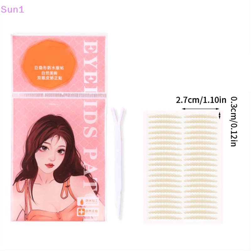 Set 1: 200 Miếng Dán Kích Mí Vô Hình Tự Dính Trang Điểm Mắt Tự Nhiên