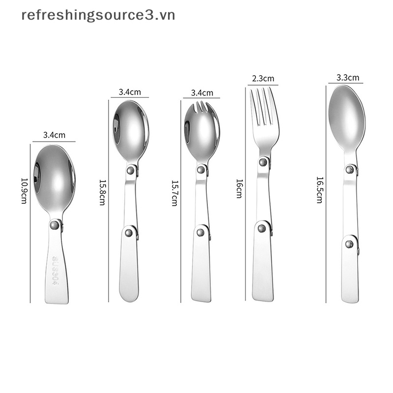 Muỗng Nĩa Di Động Bằng Thép Không Gỉ 304 3.vn} {REFRE3} {REFRE3} 304 Sáng Tạo Nhỏ Gọn Dùng Khi Đi Du Lịch {Refreshingsource
