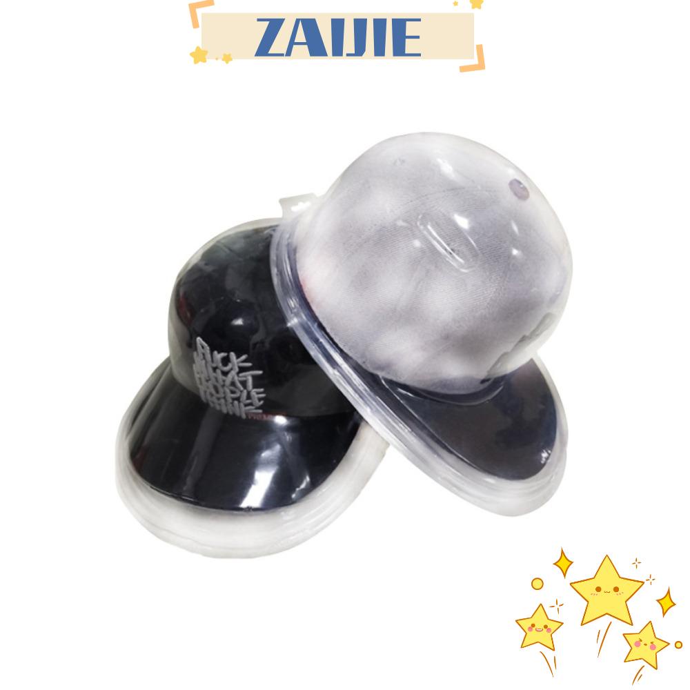 ZAIJIE24 Hộp Trưng Bày Mũ Lưỡi Trai Bằng Nhựa PVC Chống Bụi Tiện Dụng