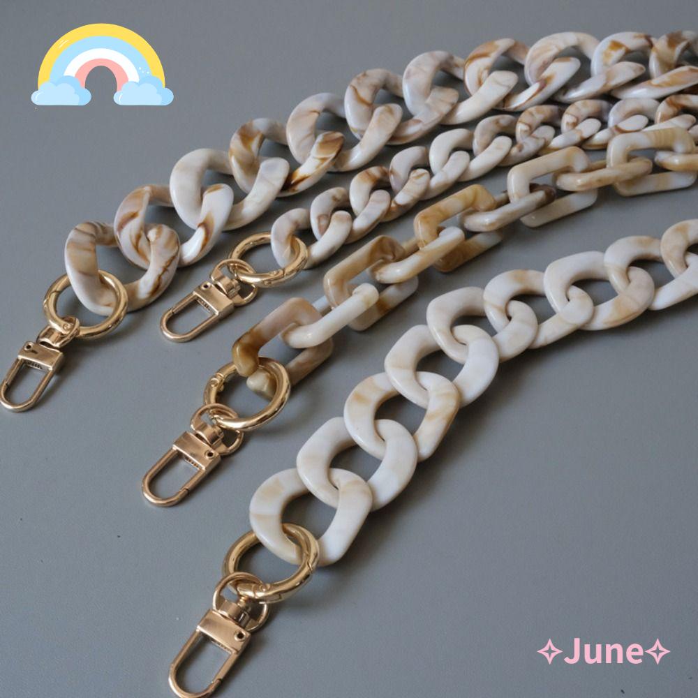 JUNE Dây Xích Thay Thế Cho Túi Xách Bằng Nhựa Acrylic