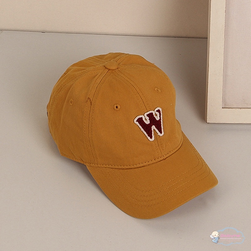 Mũ Lưỡi Trai Thêu Chữ Bằng Vải Cotton Cho Bé