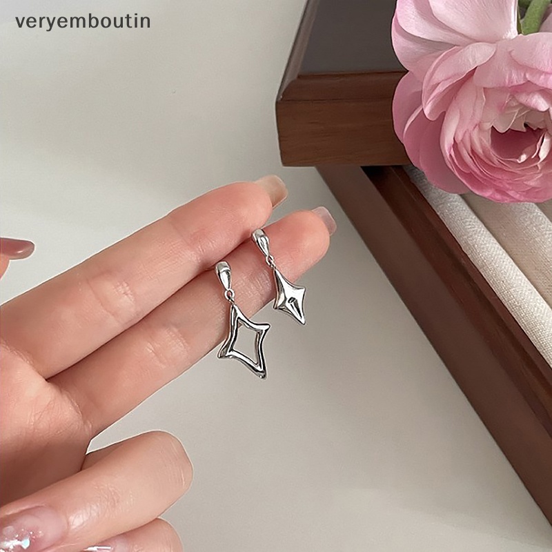 Bông Tai Bạc Hình Ngôi Sao Thời Trang Cá Tính