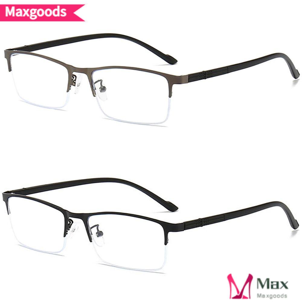 MAXG Kính Đọc Sách Chống Ánh Sáng Xanh Phong Cách Vintage Thời Trang